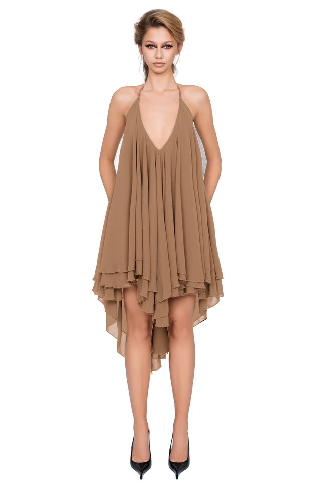 Fassa Dress - Indian Tan