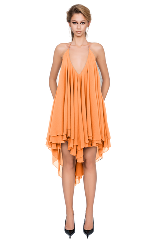 Fassa Dress - Warm Papaya