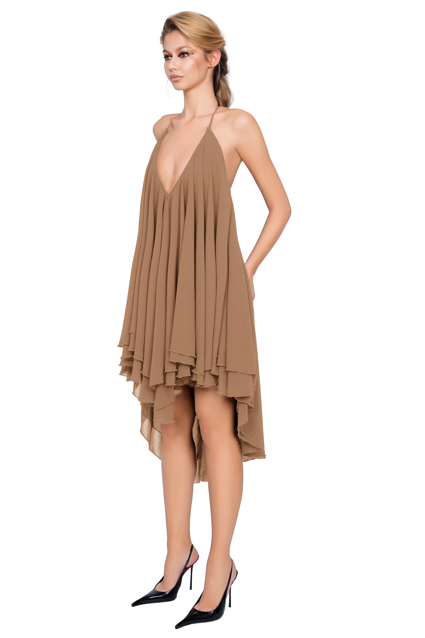 Fassa Dress - Indian Tan