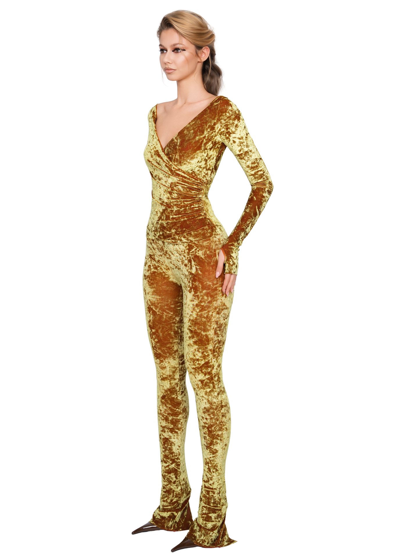 Lanai Long Sleeved Top - Honey Lime