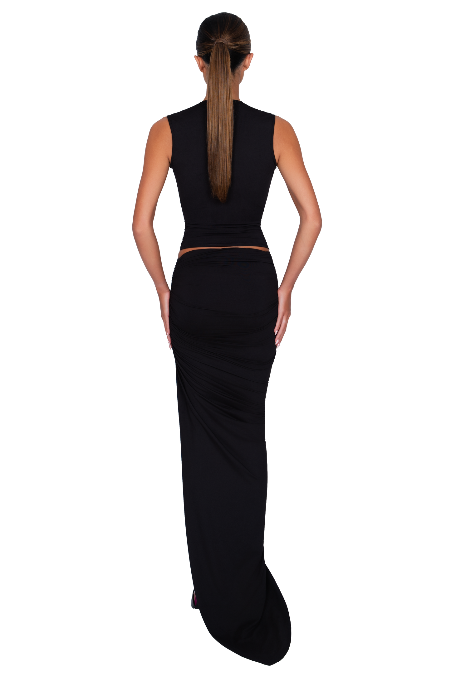 Loma Sleeveless Top - Black