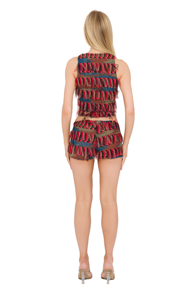 Nira Mini Shorts - Red Tape