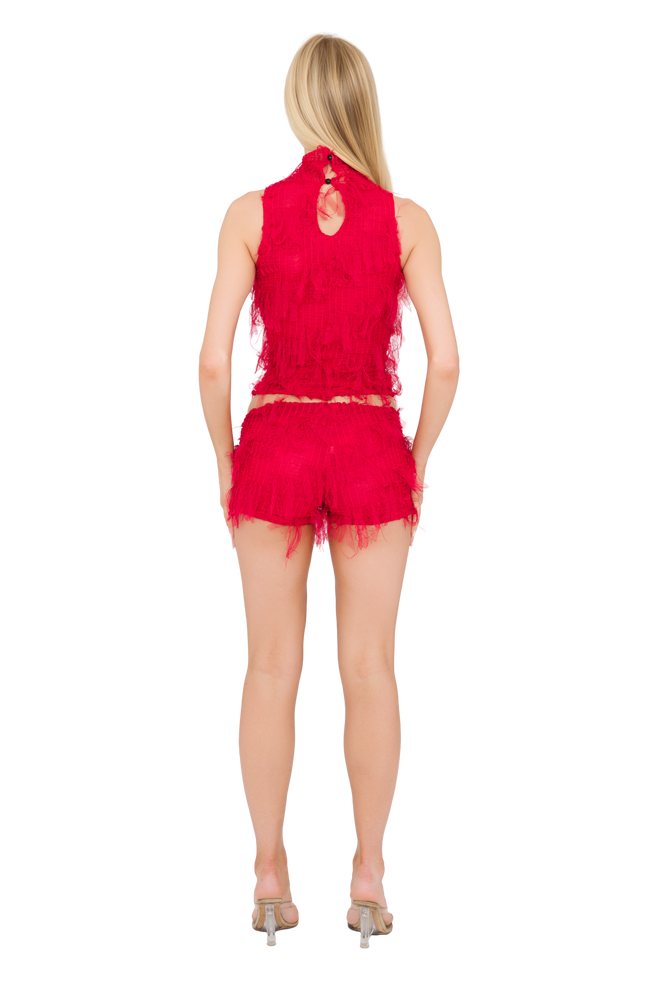 Neyo High Neck - Red Red