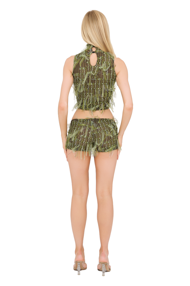 Neyo High Neck - Moss Green