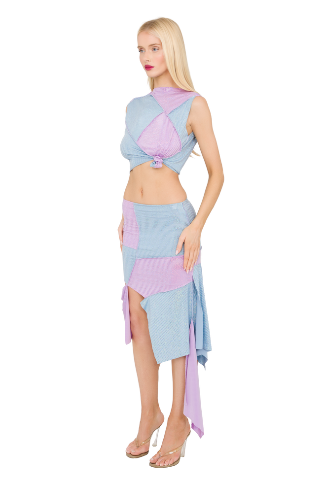 UPSALA TOP - Lilac/Blue