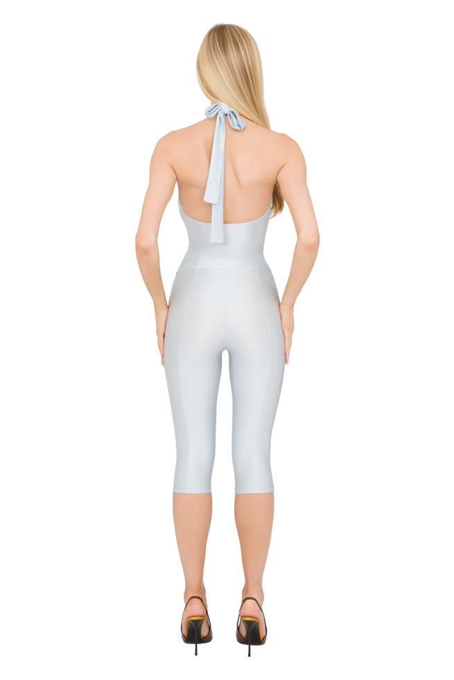 Lanai Capri Leggings - Ice Veil