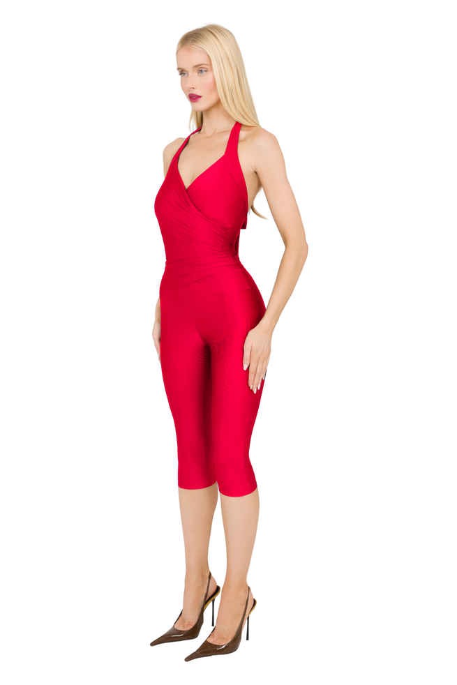 Lanai Halter Top - Red Alert