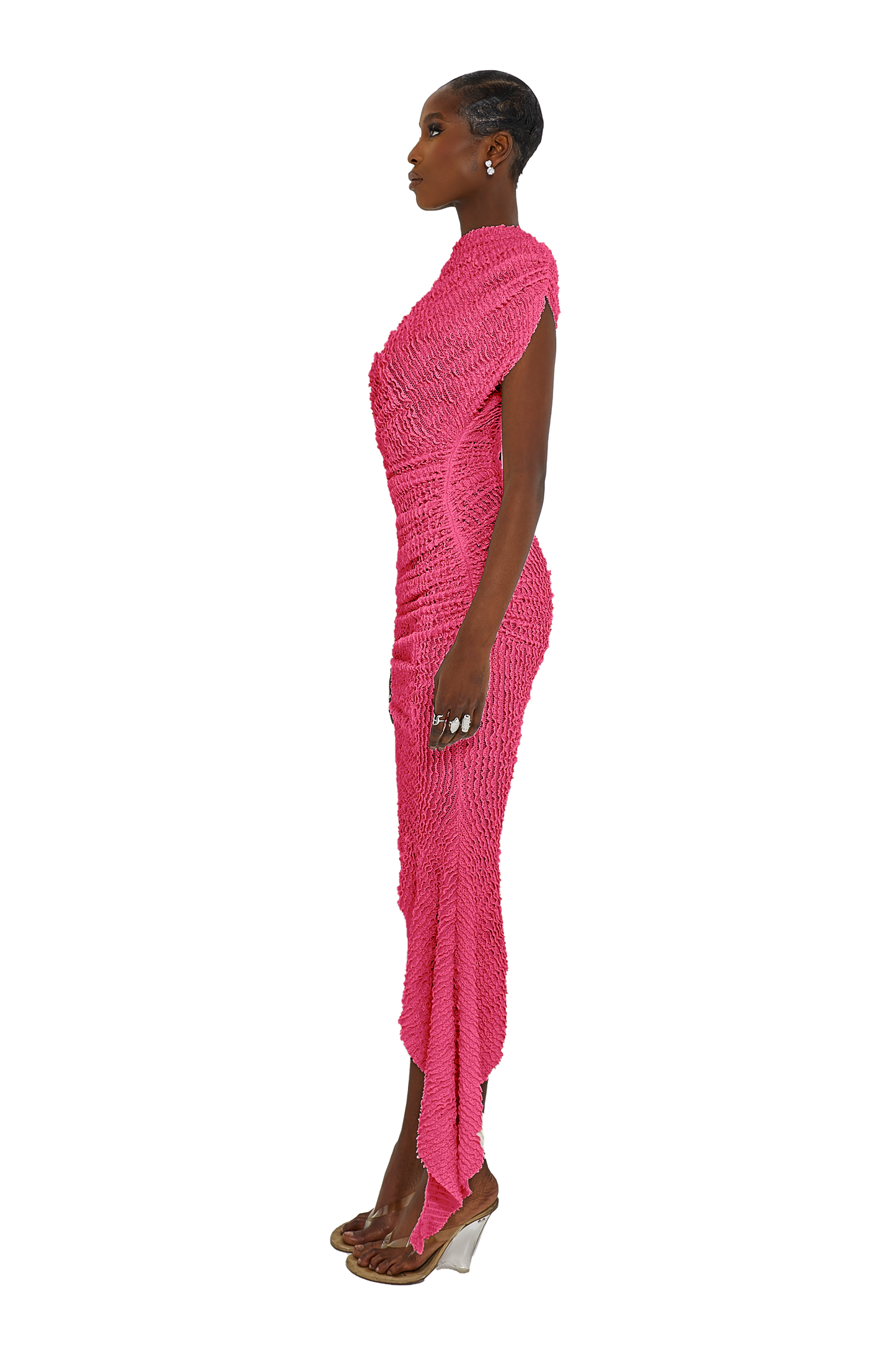 Pasu Dress - Flamingo Wing