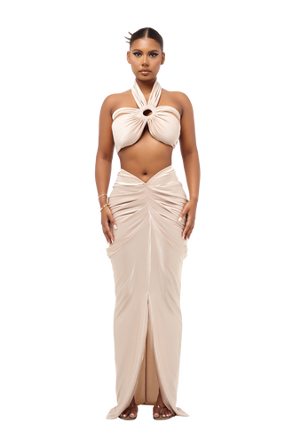 LAUCALA CROP - OYSTER